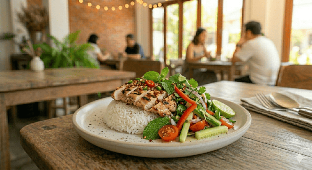 ข้าวยำไก่แซ่บ