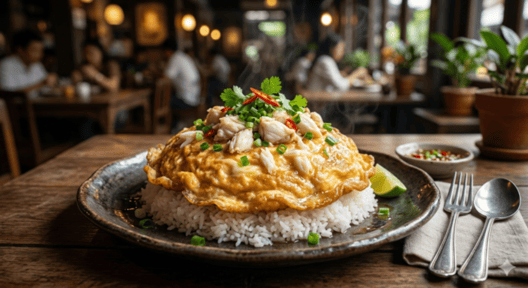 ข้าวไข่ข้นปู