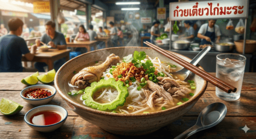 ก๋วยเตี๋ยวไก่มะระ