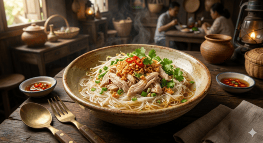 เส้นหมี่ไก่ฉีก