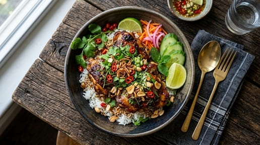 ข้าวไก่อบสมุนไพร