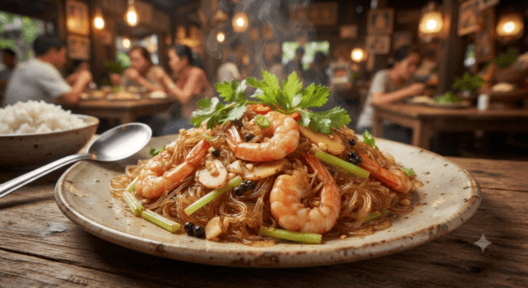 กุ้งอบวุ้นเส้น